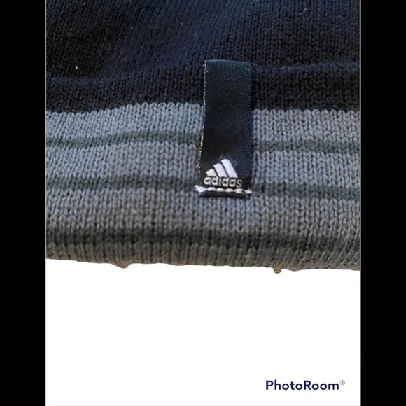 Adidas Black and Gray Beanie Hat - Picture 2 of 3